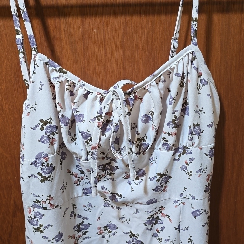Floral Spaghetti Strap Maxi Dress - Picture 3 of 4